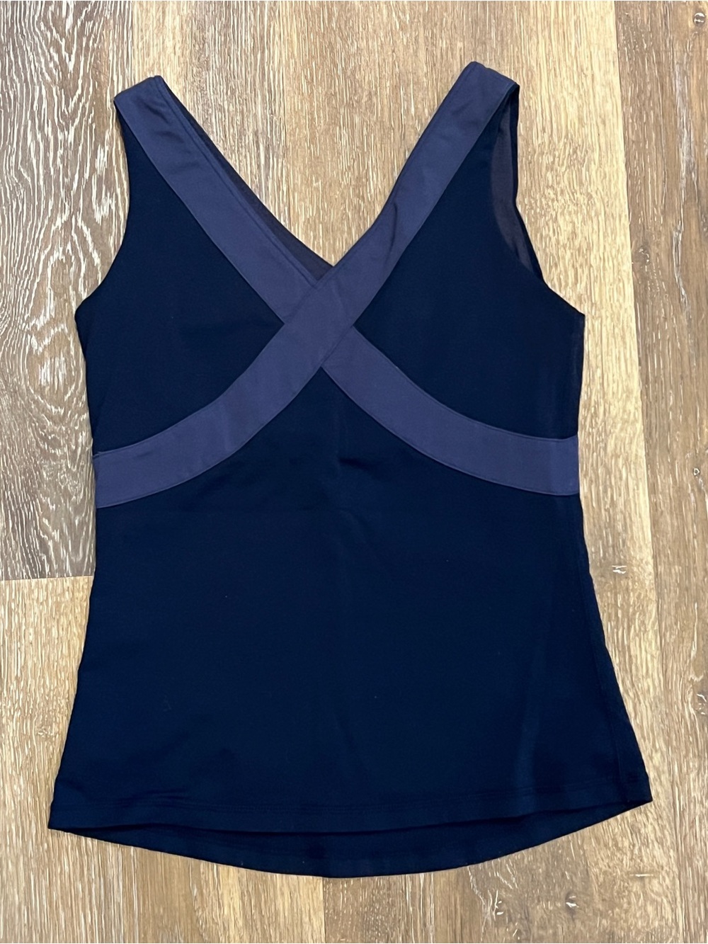 lululemon athletica Navy Crossback Sports Tank - Picture 2 of 2